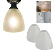 NOBRAND 3-Light Pure White Frosted Ceiling Fan Lighting Kits